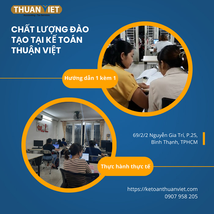 Lịch khai giảng lớp kế toán tại Thuận Việt