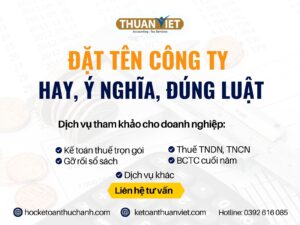 Cách đặt tên công ty hay, ý nghĩa,đúng luật