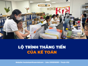 Lộ trình thăng tiến cửa kế toán