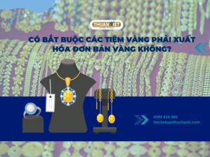 Xuất hóa đơn bán vàng