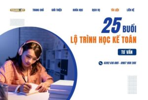 Lộ trình học kế toán tổng hợp cho người mới